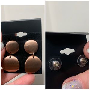 BNIP copper earrings